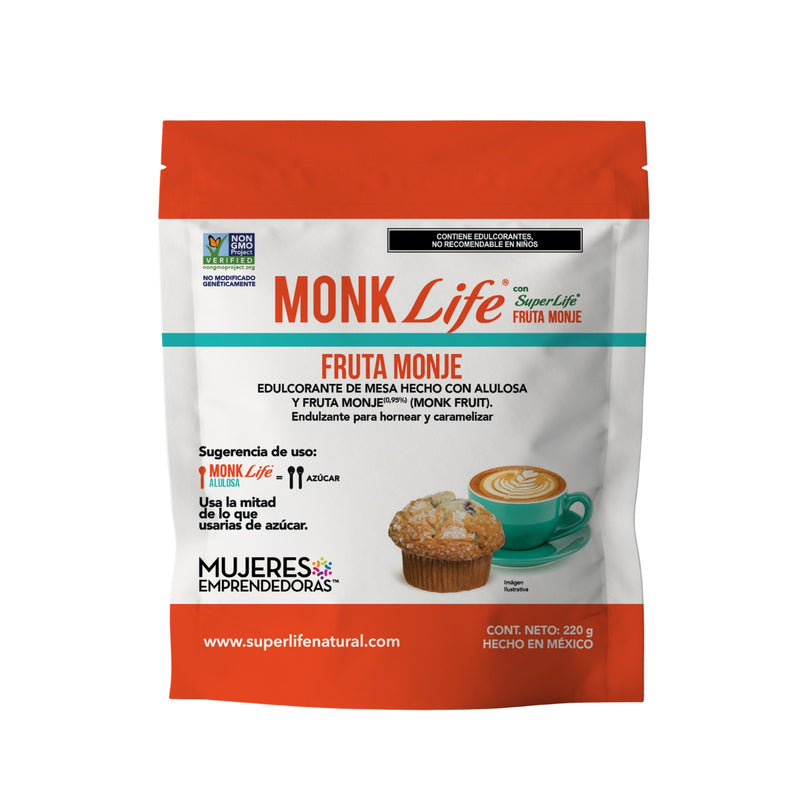 Monk Life® Alulosa con Fruta del Monje 220g y 2kg