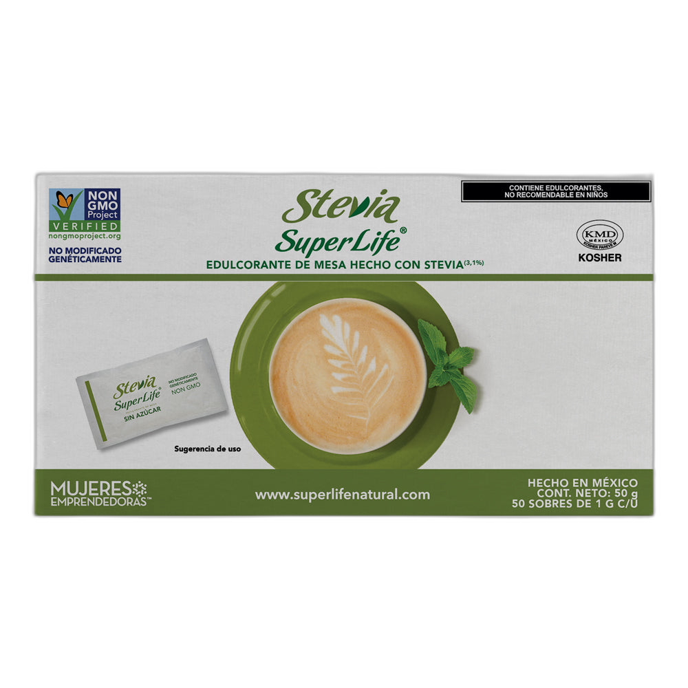 Caja Stevia Super Life 50 sobres